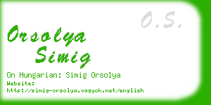 orsolya simig business card